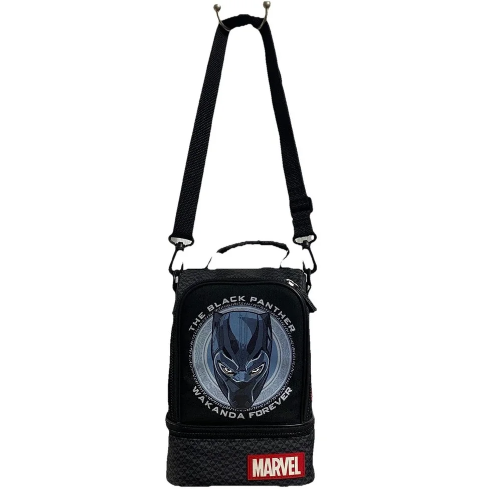 Disney Marvel Black Panther‎ Wakanda Forever Kids School Lunch Bag Tote 9x7x5.5